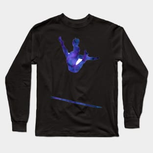 A gymnast doing a release move on bars Long Sleeve T-Shirt